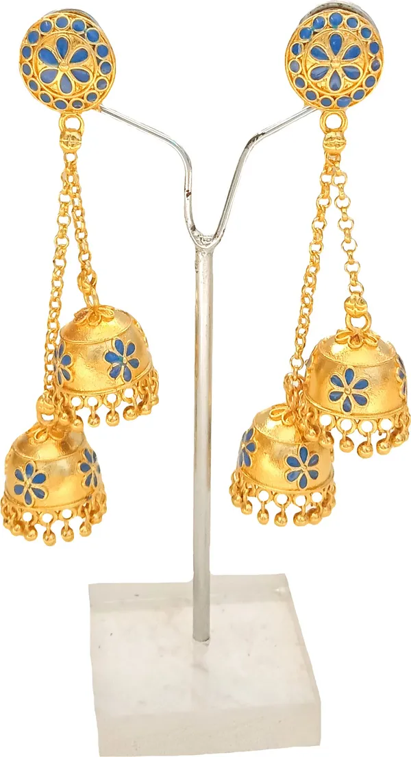 Assamese_Copper_Jhumka_Earring_For_Girls_&_Women